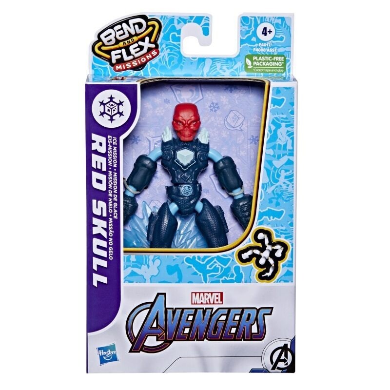 

Hasbro, ФИГУРКА AVENGERS BEND AND FLEX — МИССИЯ ЧЕРЕПА ЛЕДЯНАЯ