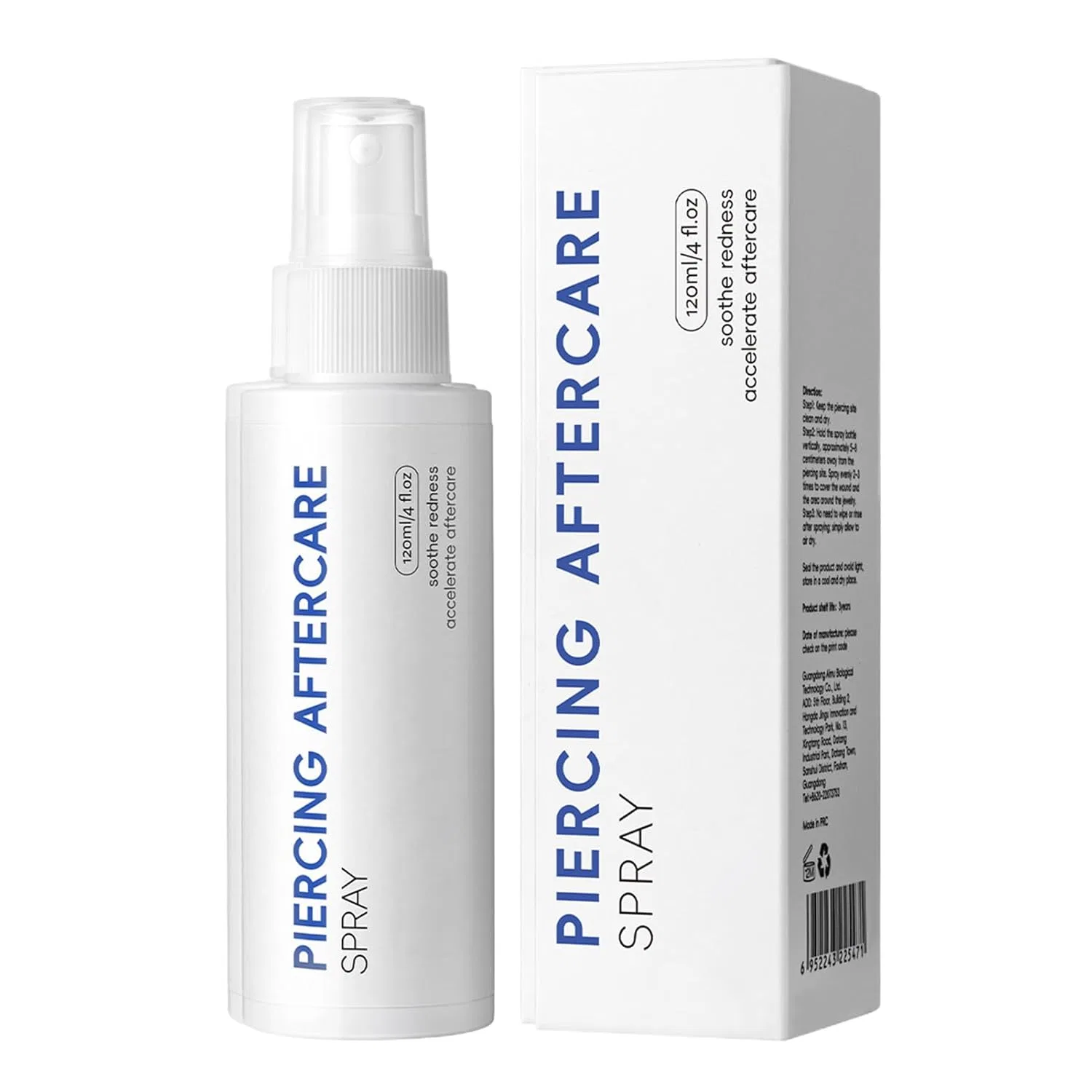 Спрей для ухода за пирсингом 120 мл Generic