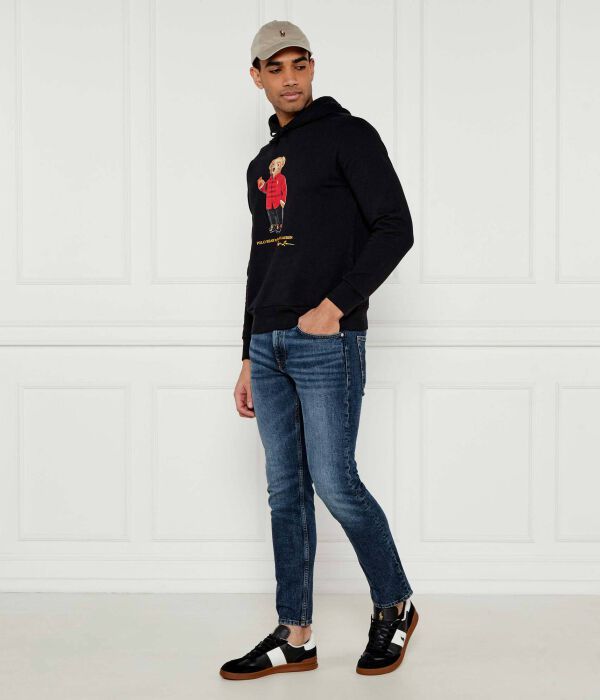 Кожаные кроссовки Polo Ralph Lauren, черный — фото 2