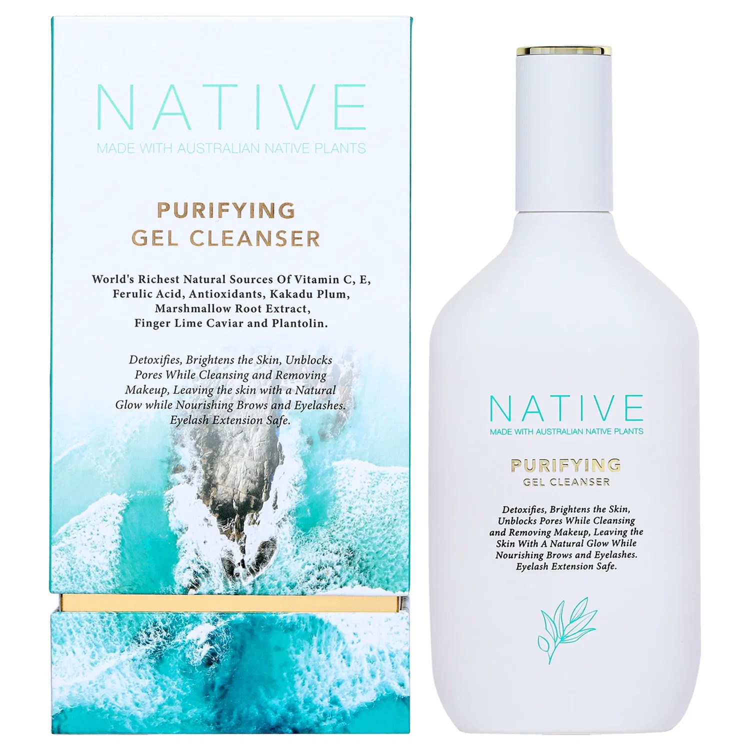 Гель для умывания Klara — Очищающий гель для лица Native Purifying Gel Cleanser от для женщин - ( ), Clear, 122 г