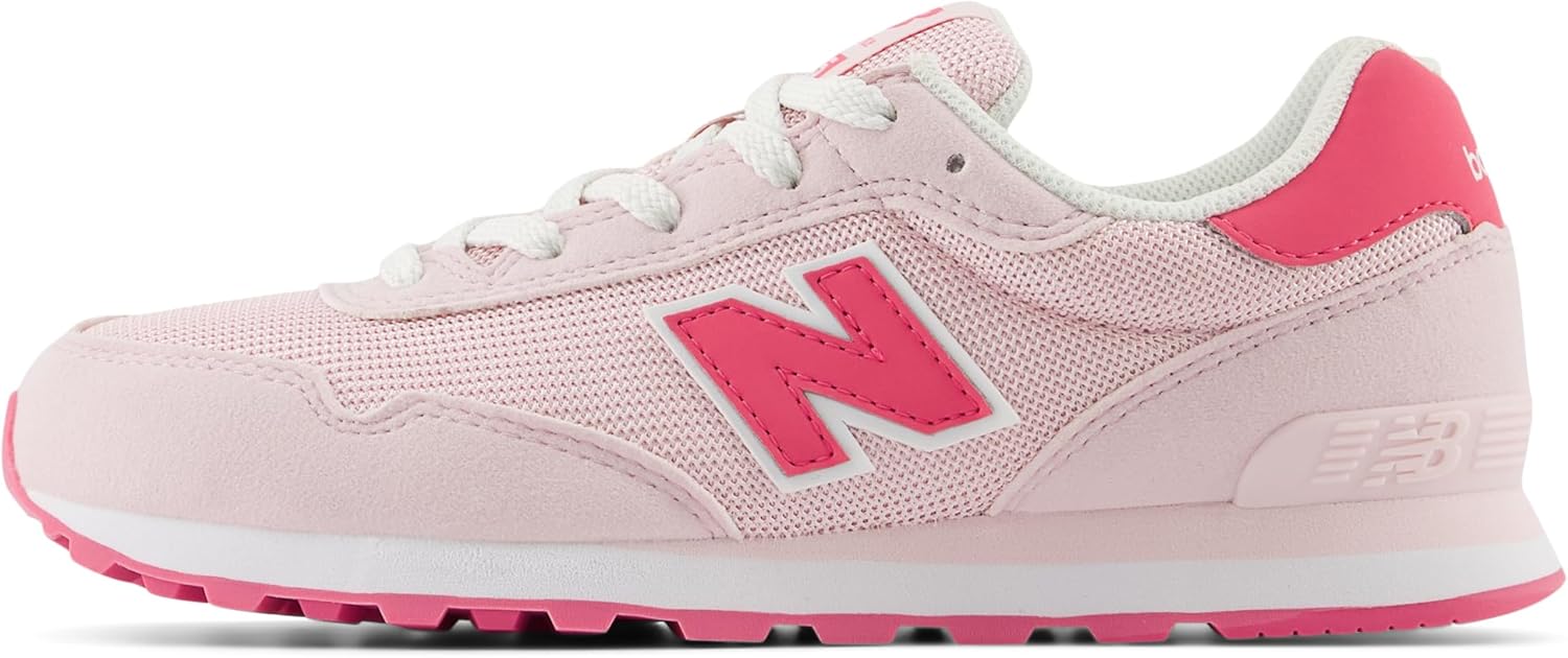 Кроссовки New Balance Kids 515 V1 на шнуровке, розовый — фото 2
