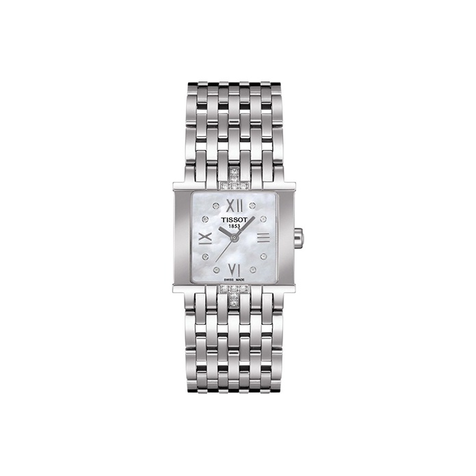 

TISSOT Часы Quartz Movement Women's Watch Watch Mother of Pearl Color Watch Dial Stainless Steel Case, Mother-of-Pearl Color