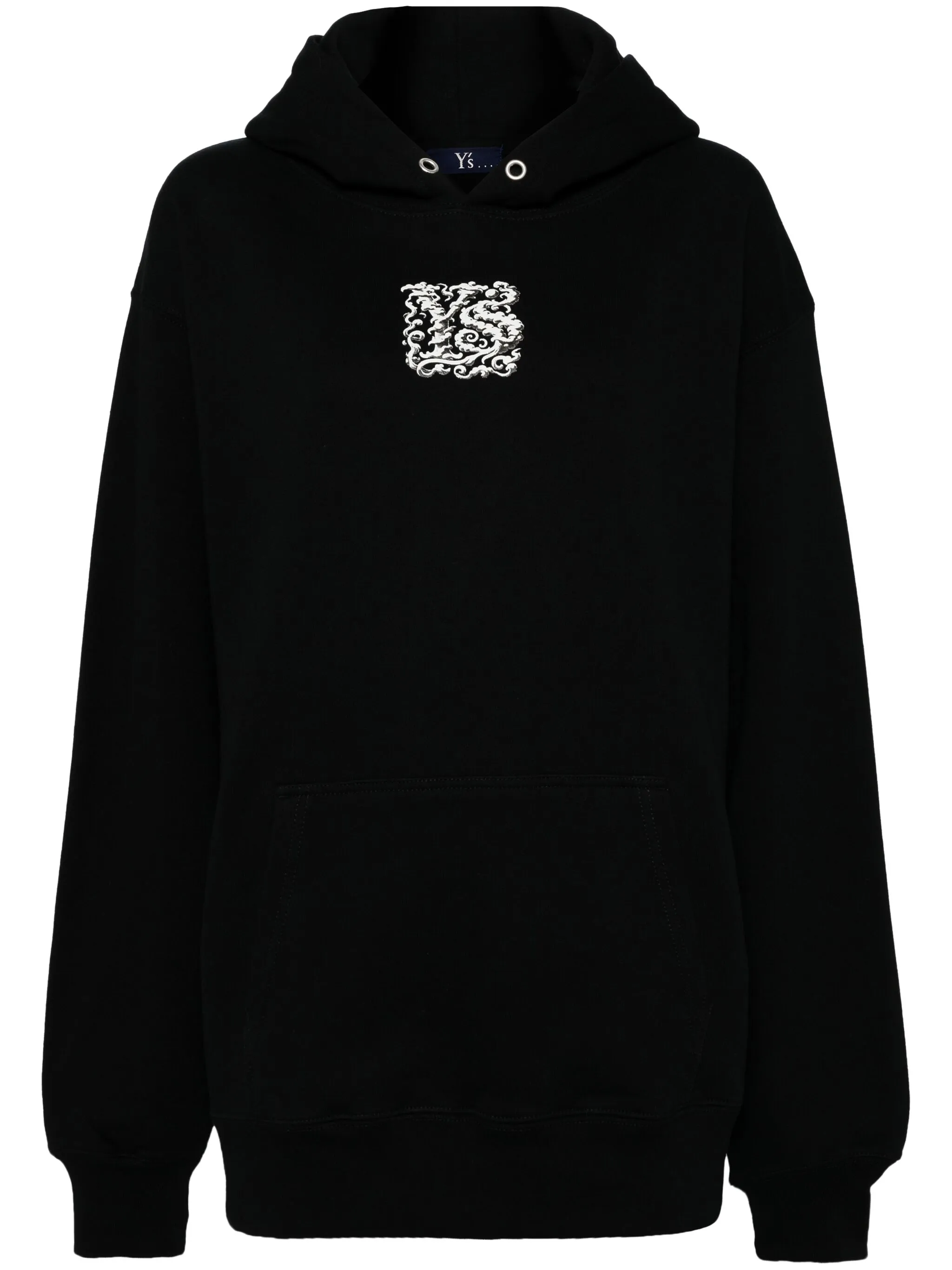 

Худи с графичным принтом Y'S, черный