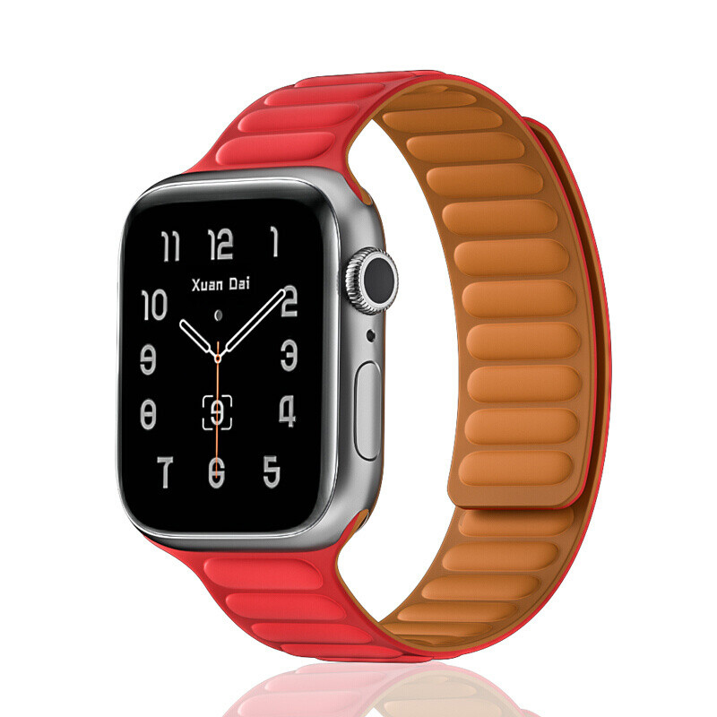 

IBOANN Часы Strap Apple Compatibility Silicone Material 49mm, Red