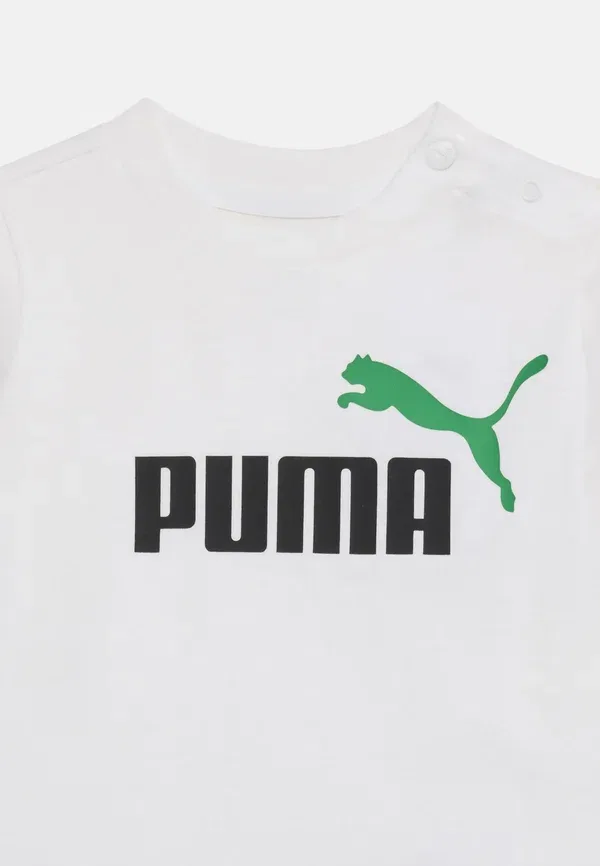 Футбольный комплект Minicats tee set shorts Puma, черный/архивный зеленый — фото 4