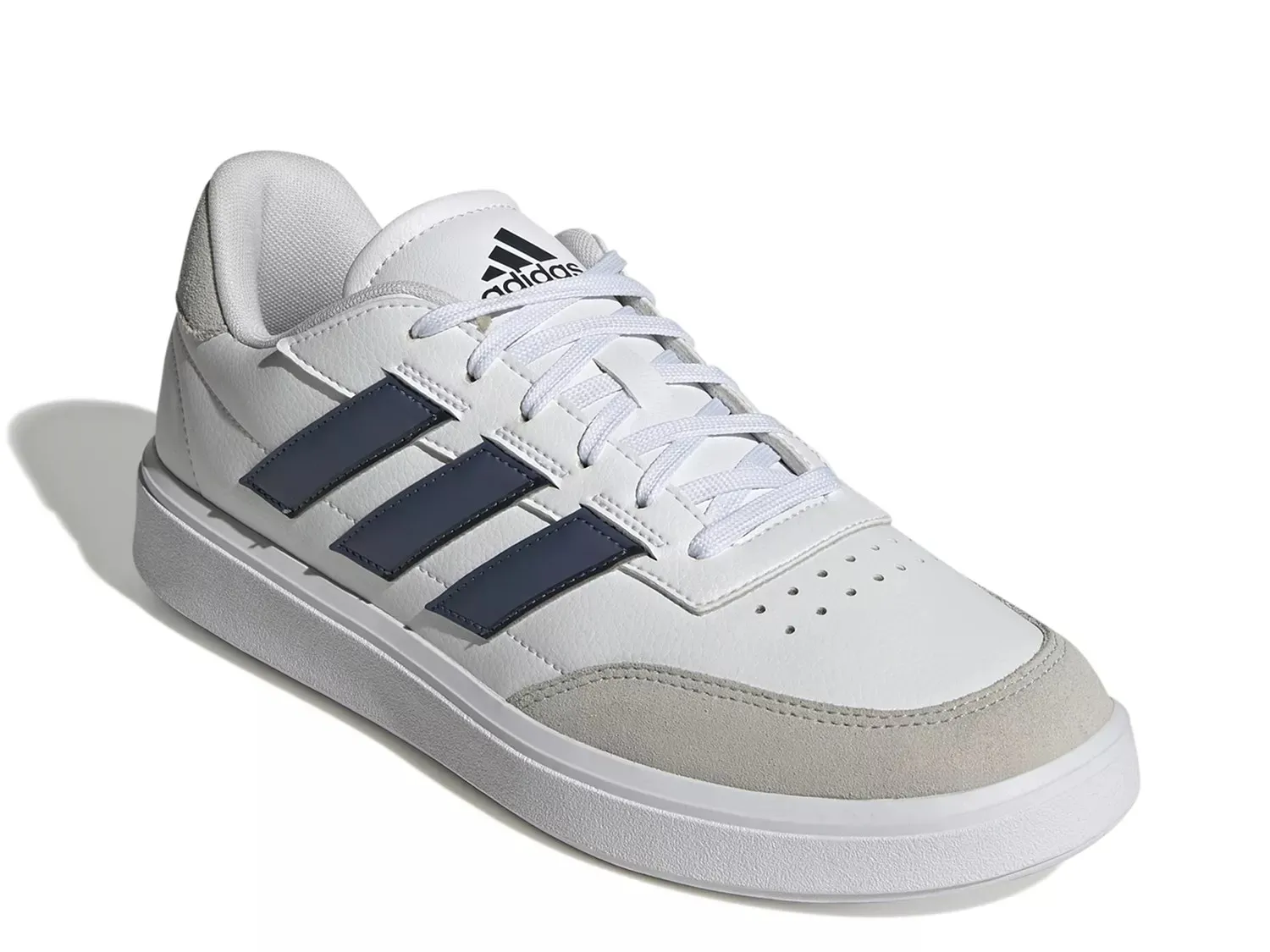 

Кроссовки Adidas Court Block — мужские, белые/синие