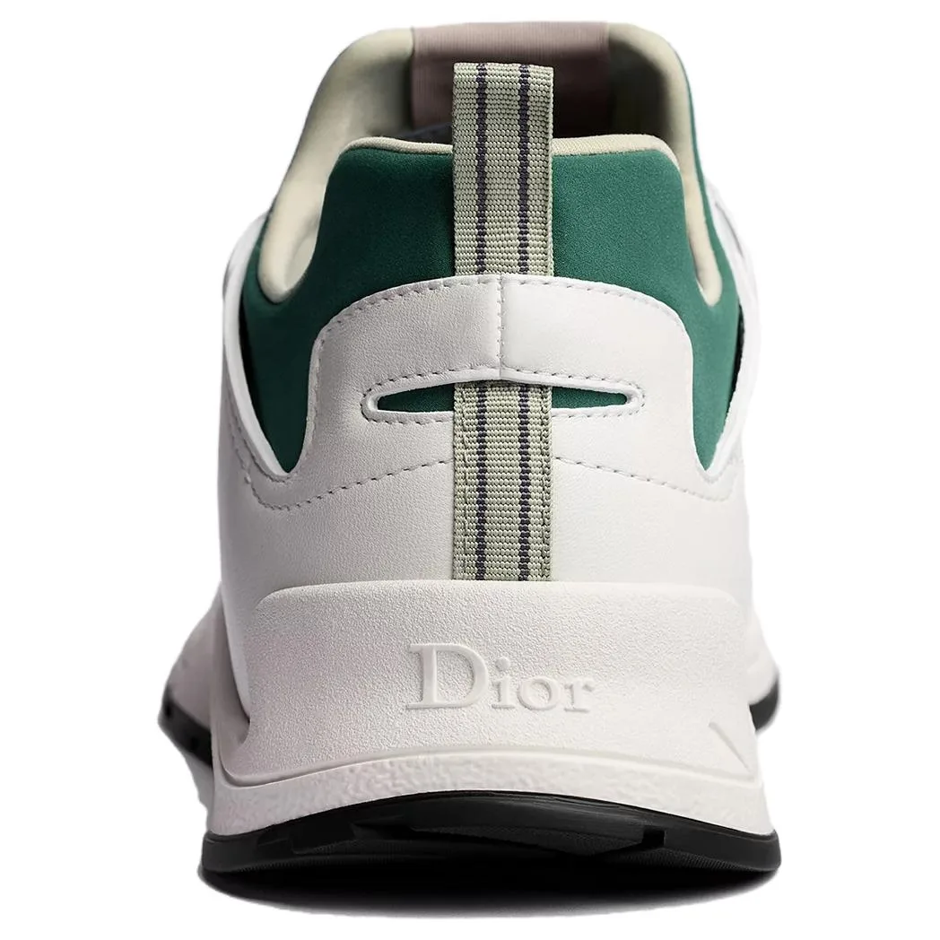 DIOR Mile Sheepskin Low top Casual Shoes мужские бело-зеленые — фото 4