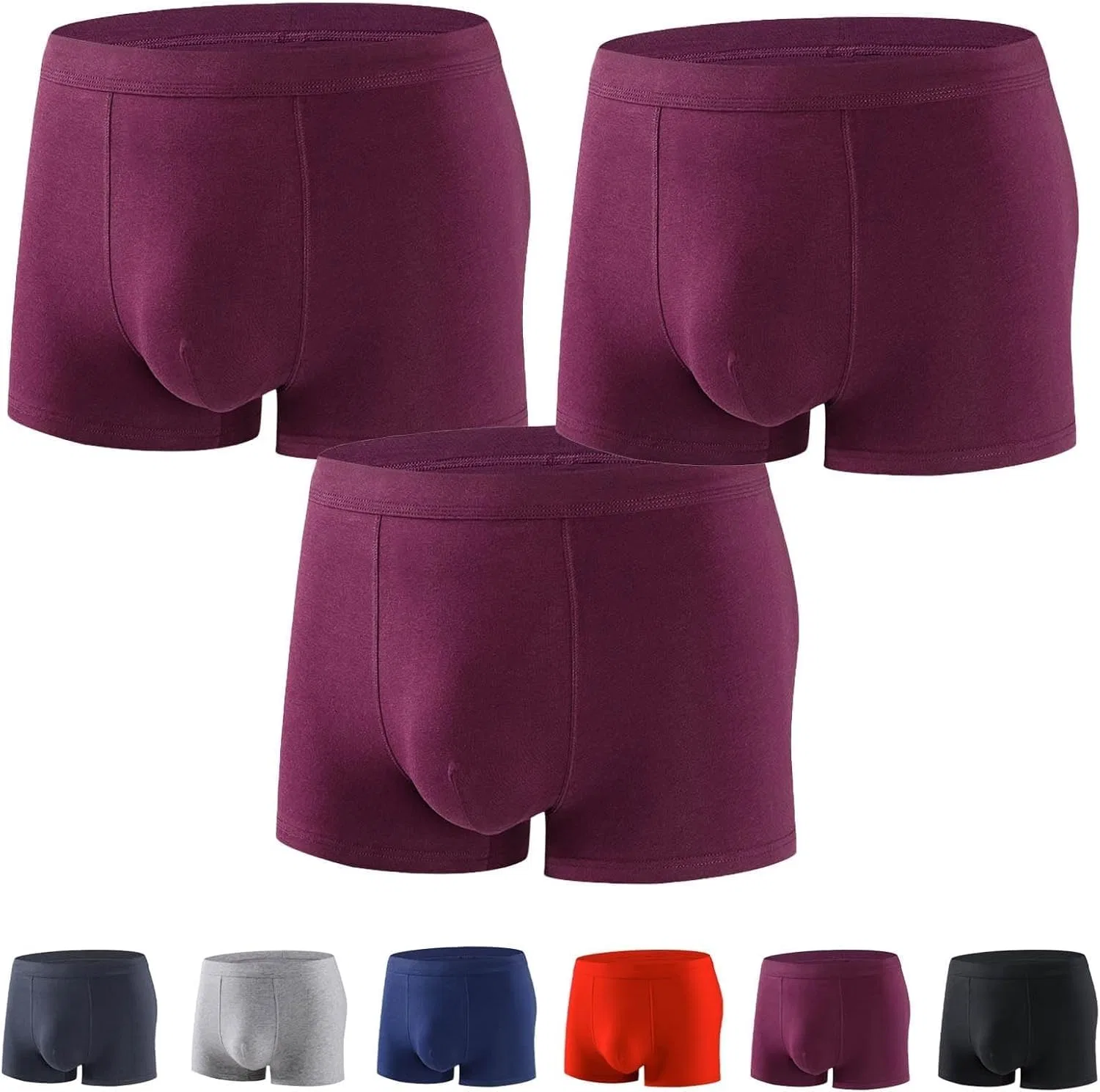 Трусы боксеры впитывающие, хлопковые, 3pcs-f