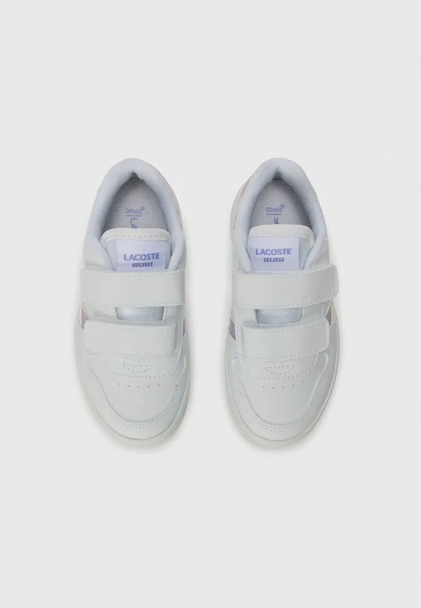 Кроссовки унисекс с т-образным зажимом Lacoste, White/Pink — фото 4