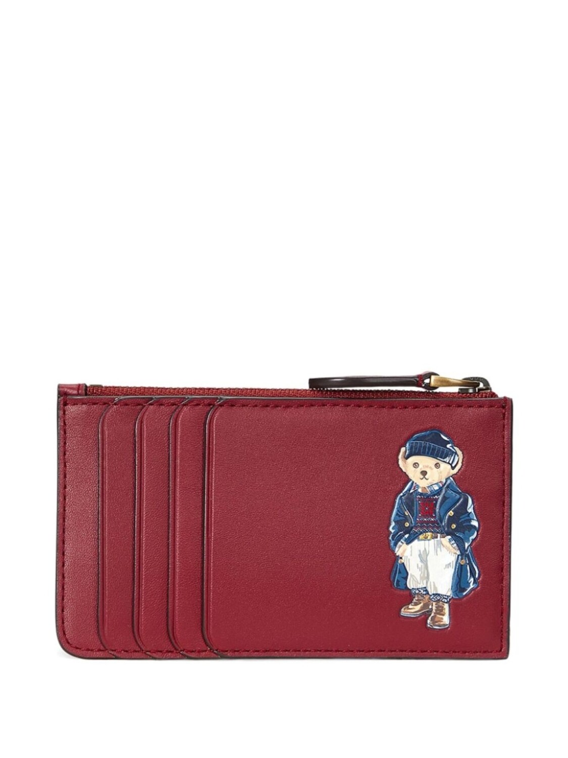 

Polo Ralph Lauren картхолдер Polo Bear на молнии, красный