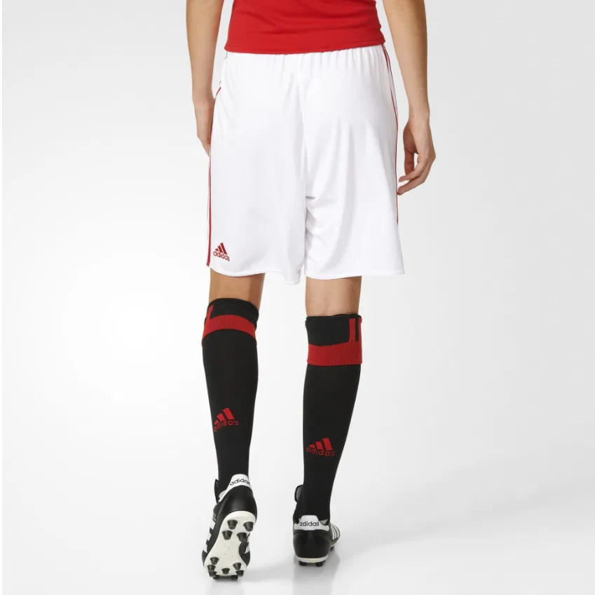 Шорты футбольные Manchester United для мужчин Adidas, White — фото 4