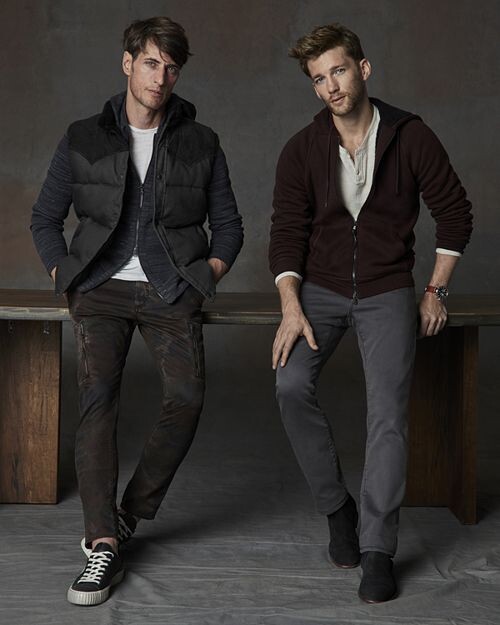 Джинсы прямого кроя Star USA Bowery цвета акулы John Varvatos, цвет Gray — фото 2