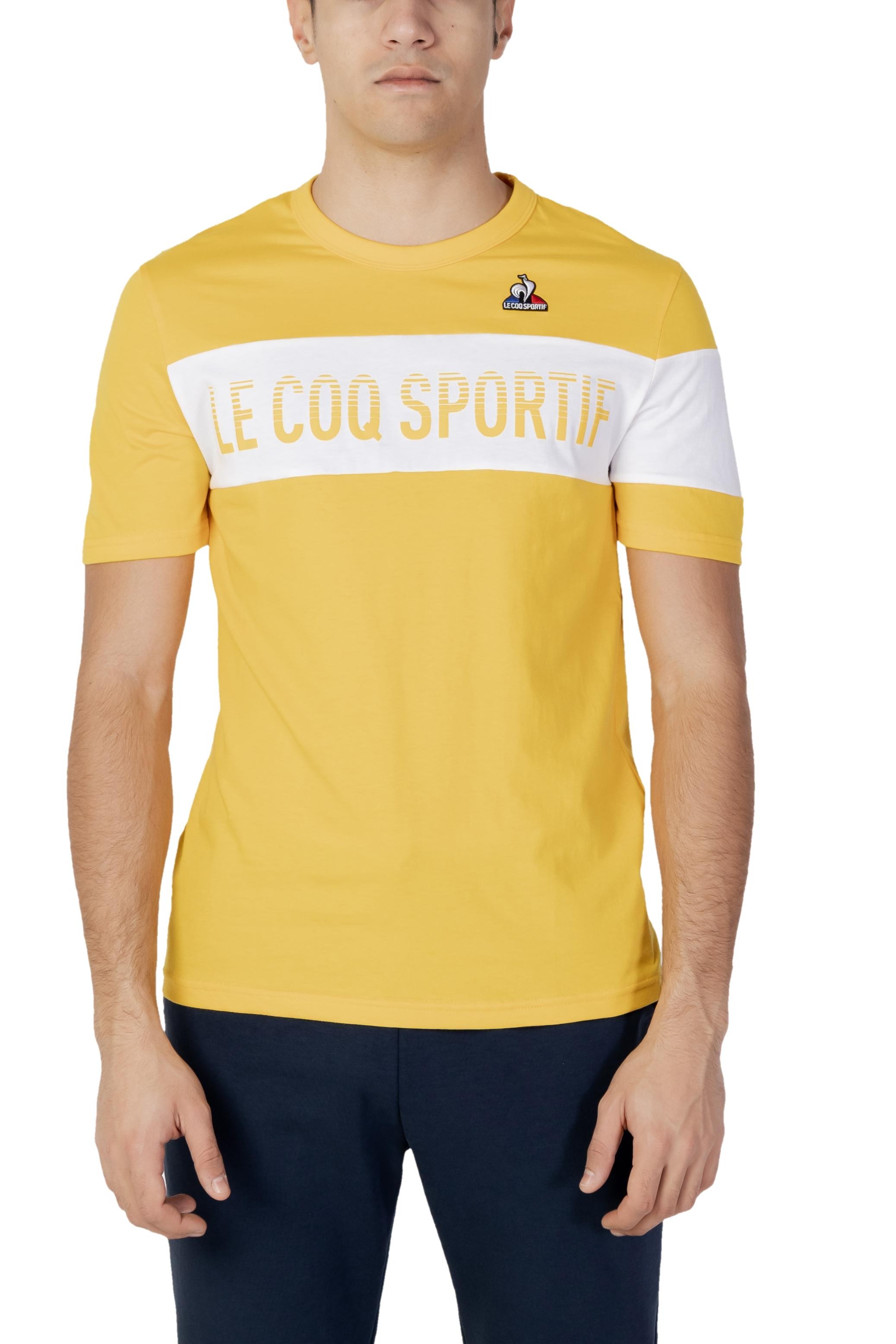 

Футболка мужская Le Coq Sportif с принтом, желтый