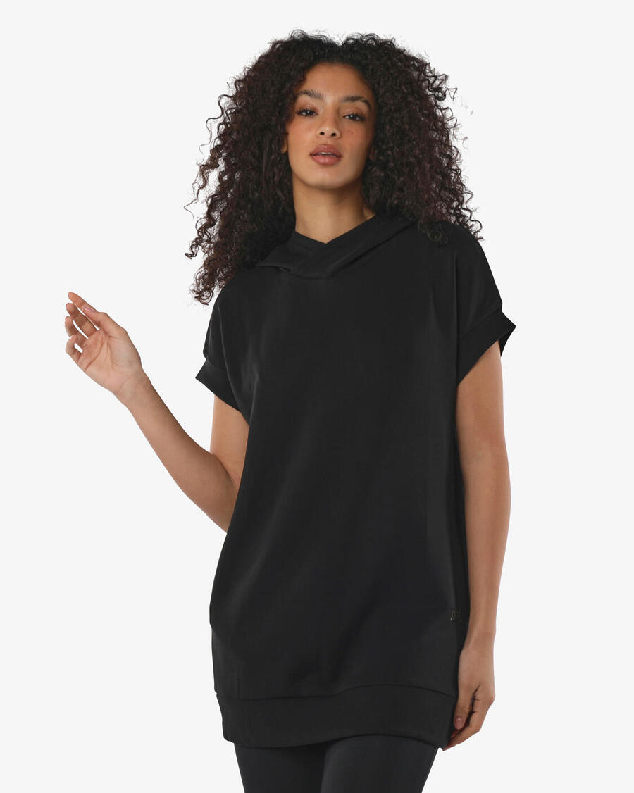 

JAKED черная женская толстовка из синтетического материала для фитнеса