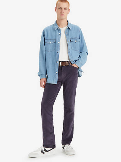 

511 Узкие вельветовые мужские джинсы Levi's, цвет Periscope - Purple - Stretch