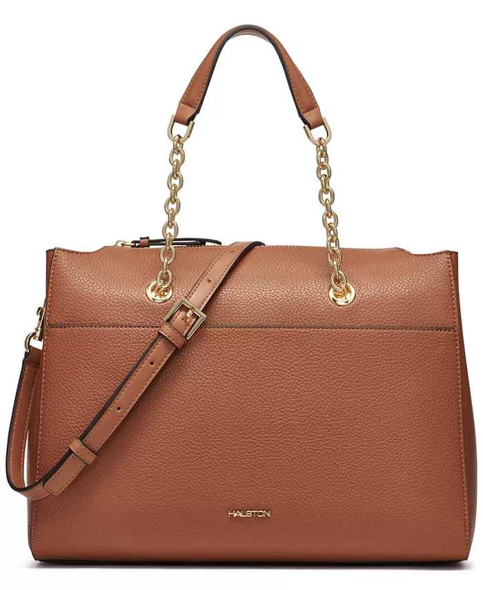 

Дорожная сумка Janis Mini Satchel Halston, коричневый