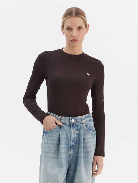 

Футболка slim fit V6RI00 KD741 Guess, коричневый