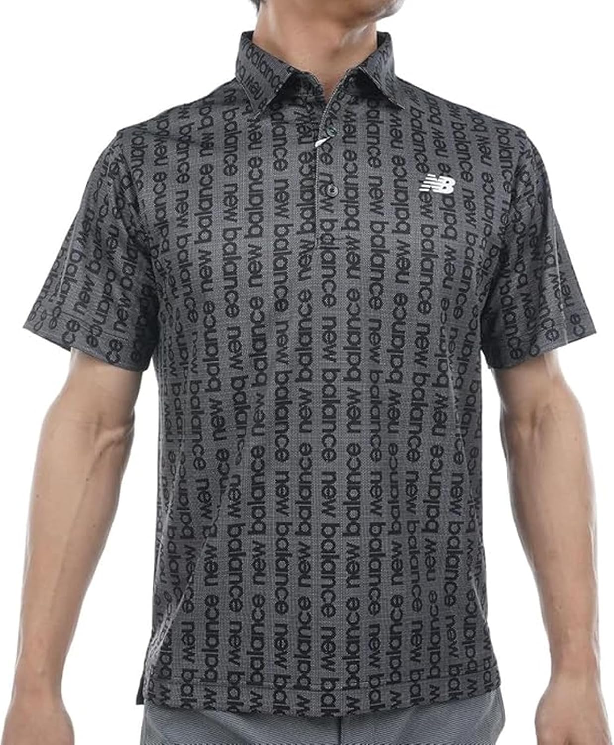 

Мужская поло-рубашка New Balance 012-5168006 с коротким рукавом (впитывающая, быстросохнущая, эластичная), черный