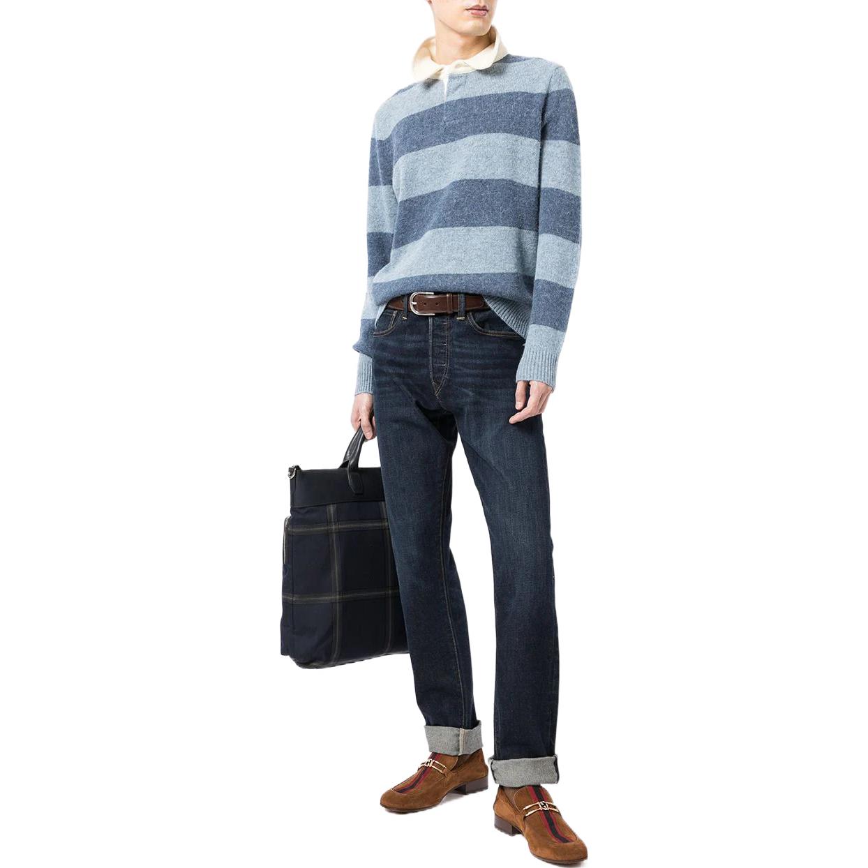 Растягивающиеся джинсы из денима Polo Ralph Lauren, синий — фото 4
