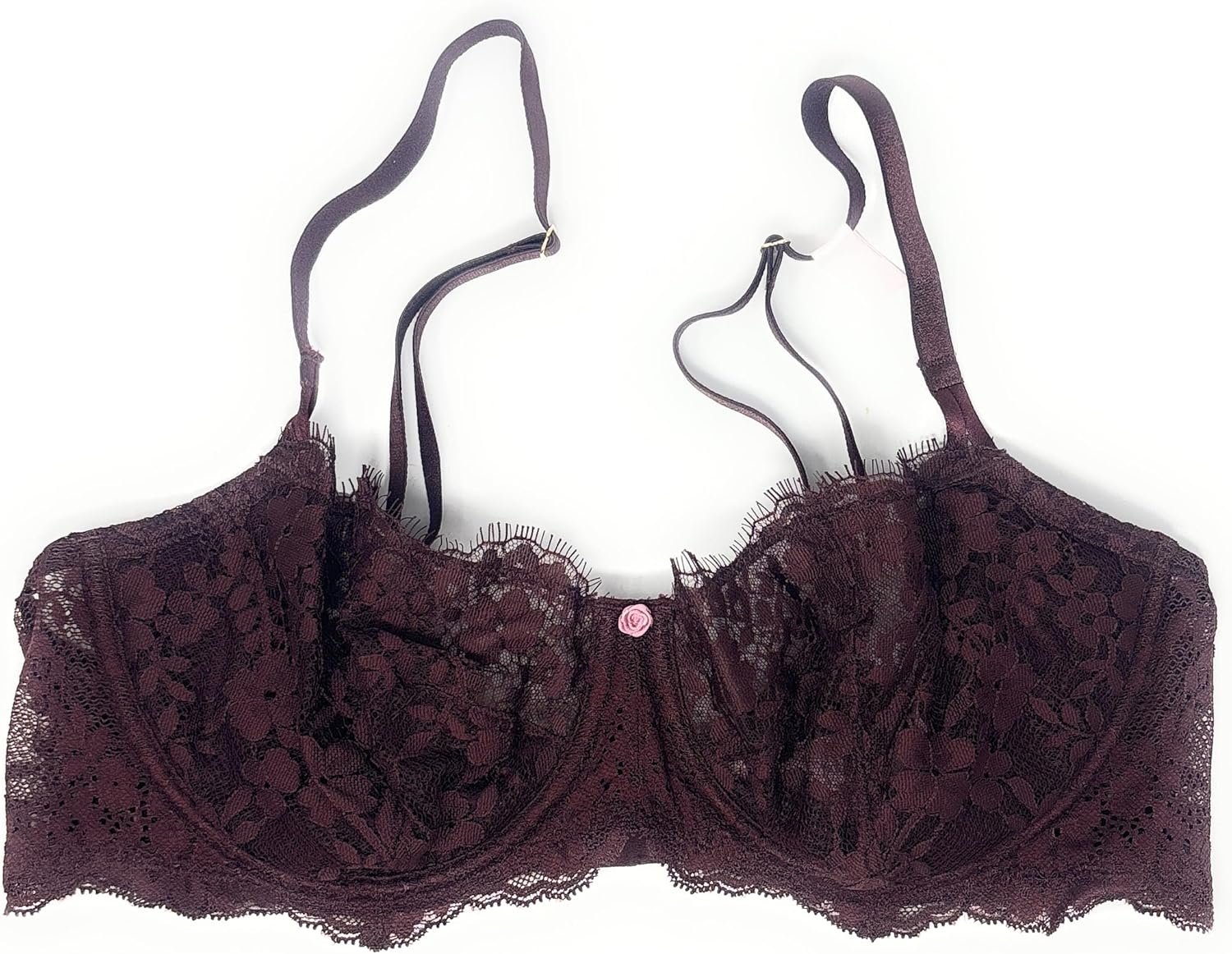 

Бюстгальтер Victoria's Secret Dream Angels Push-Up без поролона, Dk.Brown Lace