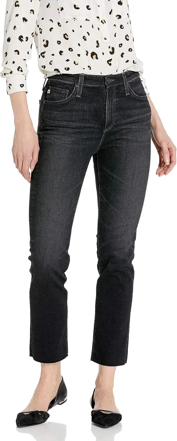 

AG Jeans Women's Isabelle джинсы с высокой посадкой и прямыми штанинами AG Adriano Goldschmied