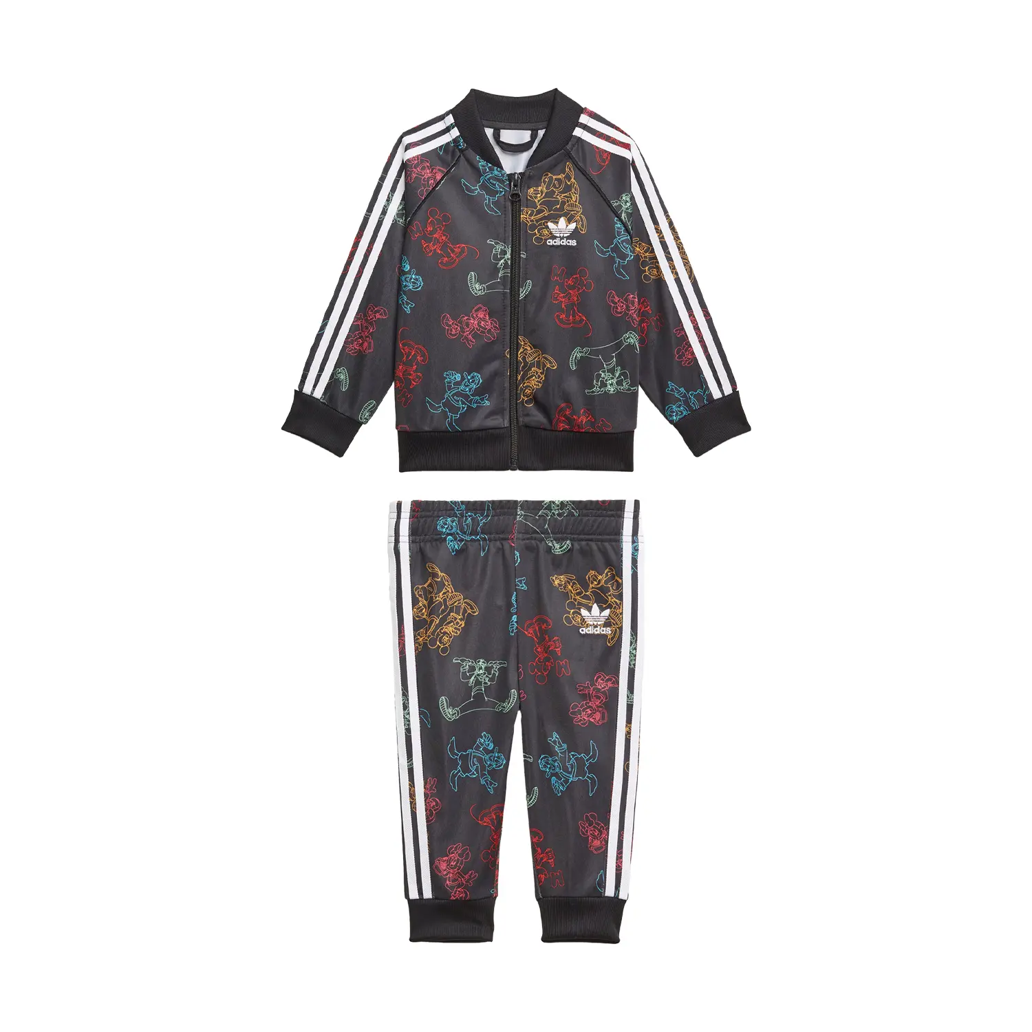 Повседневная спортивная одежда черная для младенцев и малышей Adidas — фото 2