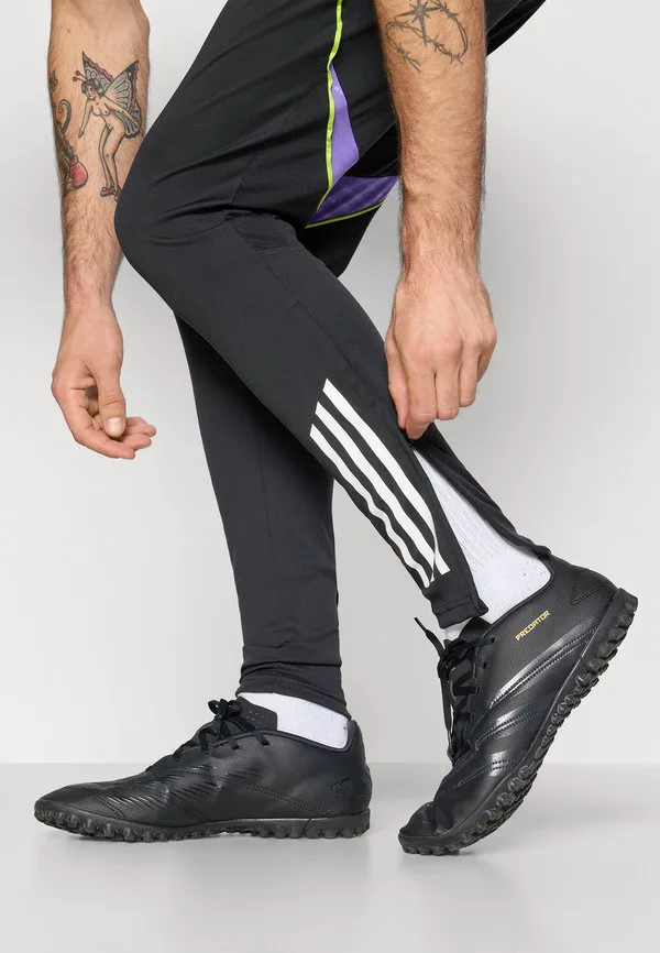 Тренировочные спортивные штаны tiro25c Adidas Performance, Black/Purple Rush — фото 4