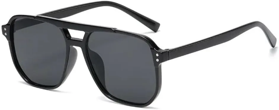 

Винтажные квадратные солнцезащитные очки для женщин в стиле ретро с зеркальными линзами, черные с оранжевыми линзами, модные конфетные цвета MTZJH, Black Gray