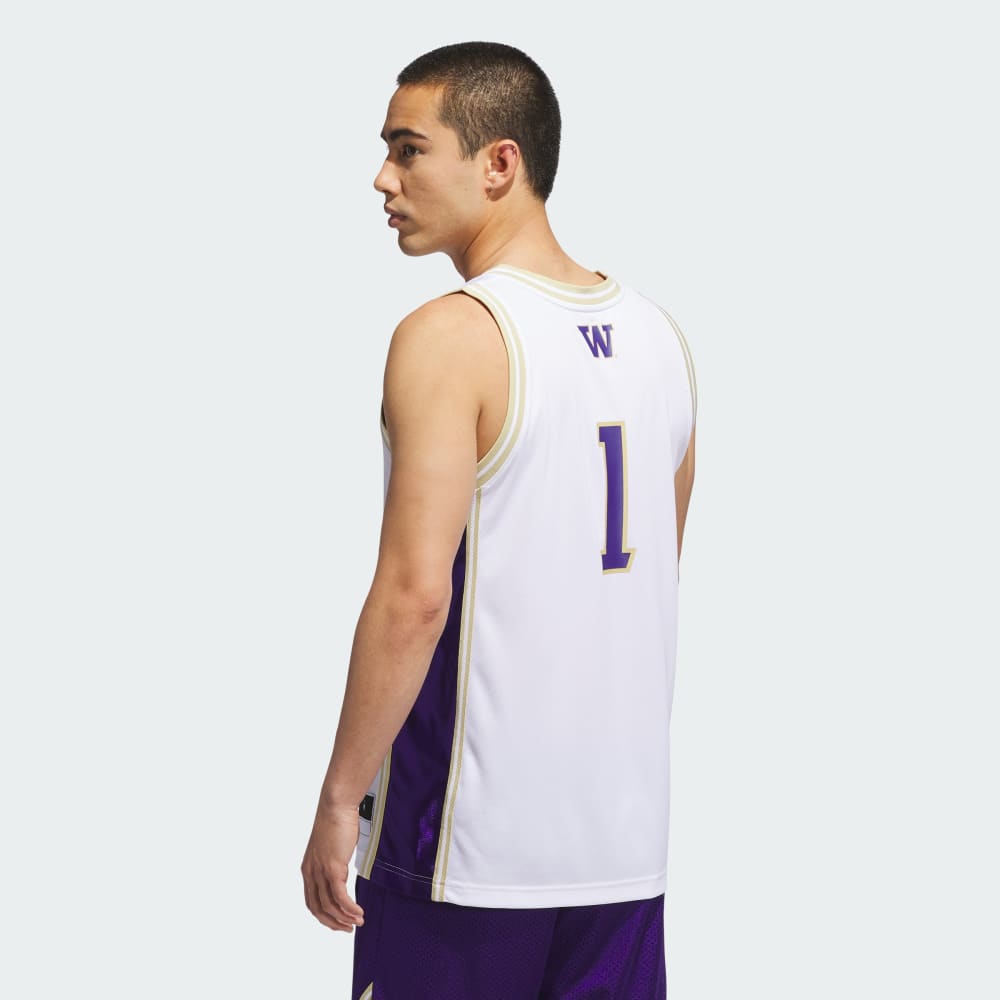Джерси Adidas Washington Huskies Home Swingman Jersey, белый — фото 2
