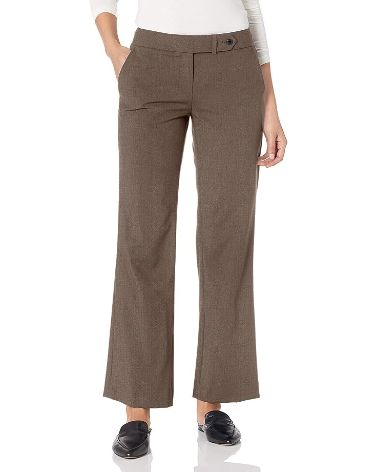 

Брюки Calvin Klein Petite Classic Fit Lux, цвет Heather Taupe