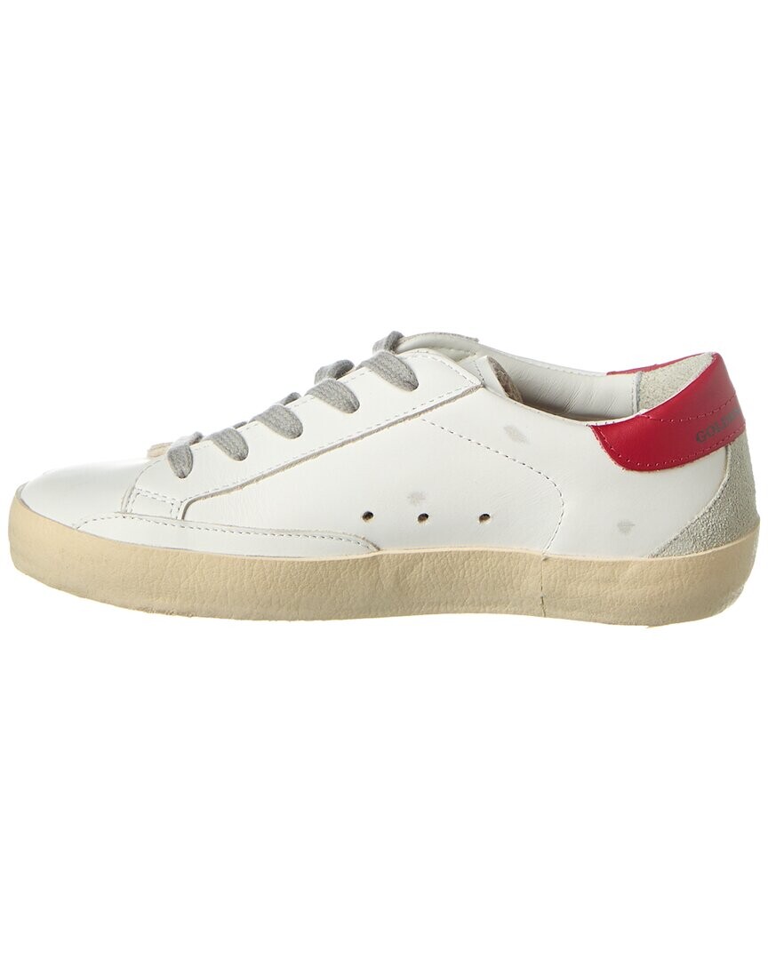 

Кроссовки Golden Goose Superstar из кожи и замши, белый