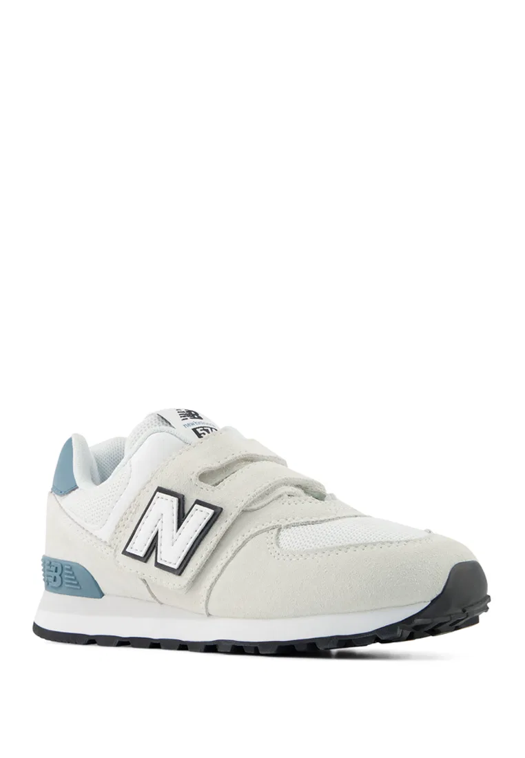 Кроссовки детские, Lifestyle, 574, New Balance, экрю/мультиколор — фото 3