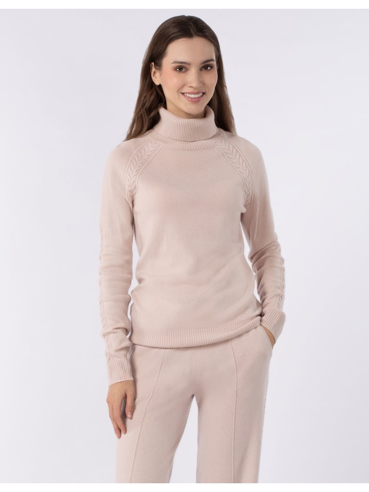 

Пуловер Marc and Andre Pullover Braided Elegance, розовый