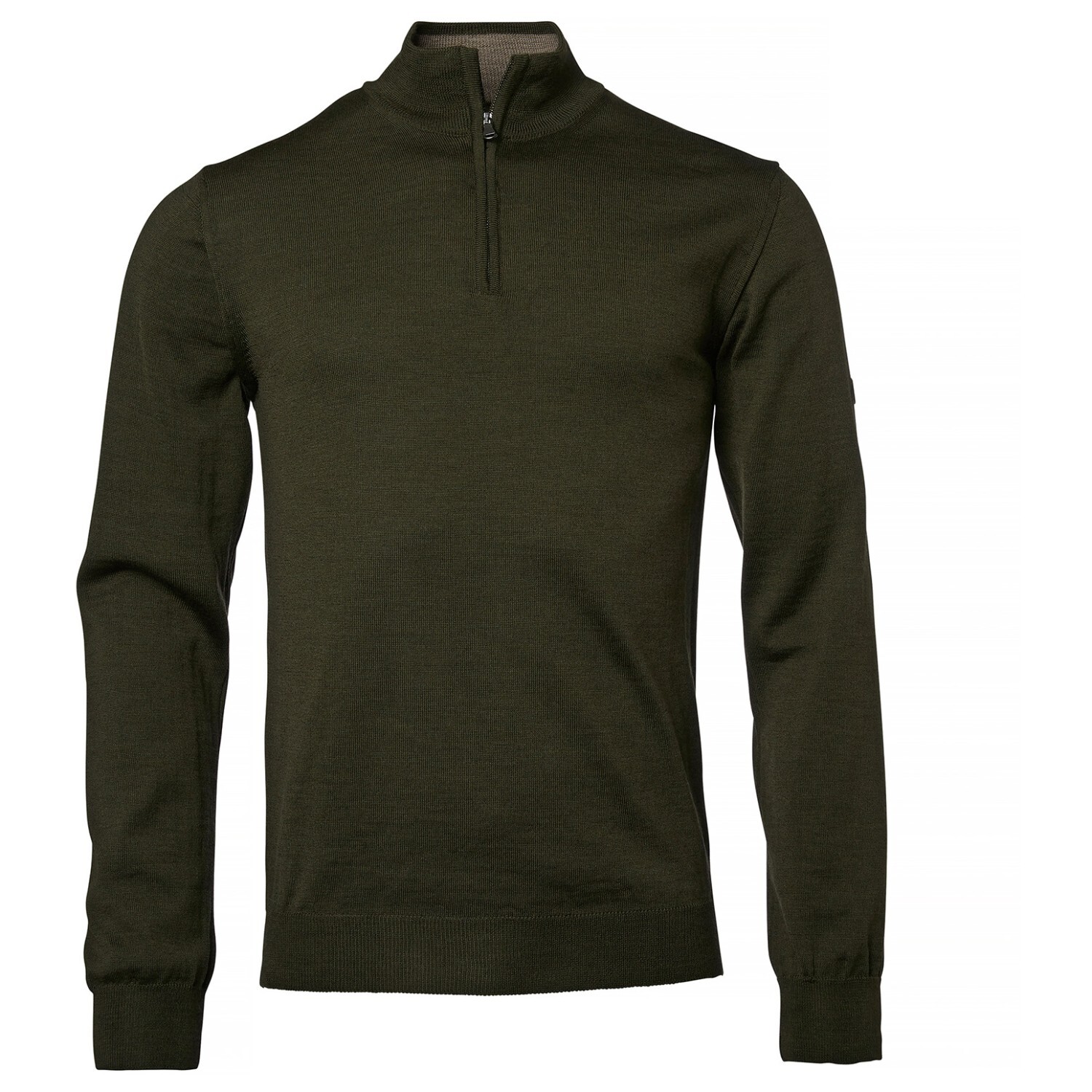 

Свитер из мериноса Chevalier Aston Half Zip Merino Pullover, цвет Dark Green