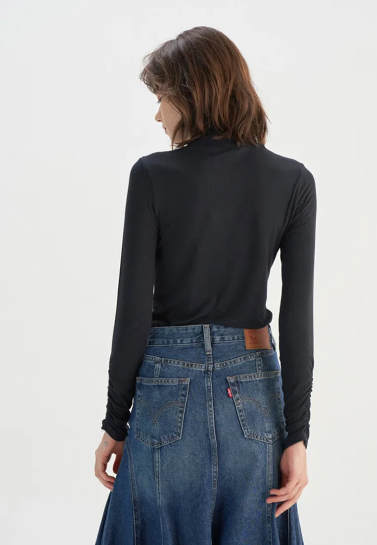 Водолазка с длинным рукавом, черная, Levi's — фото 4