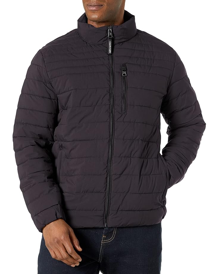 

Куртка Calvin Klein Calvin Klein mens Lightweight Water Resistant Packable Down Puffer Jacket, цвет Iron, Синий, Куртка Calvin Klein Calvin Klein mens Lightweight Water Resistant Packable Down Puffer Jacket, цвет Iron