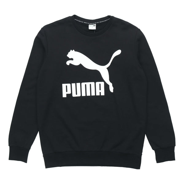 

Толстовка classics logo sports fleece black Puma, черный