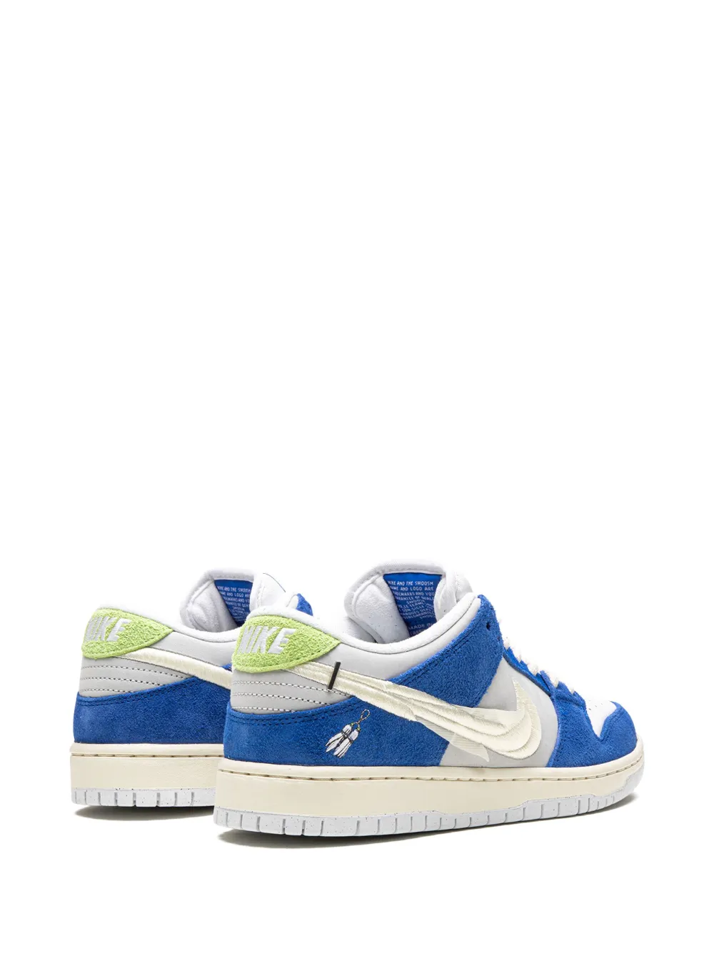 Кроссовки SB Dunk Low Gardenia из коллаборации с Fly Streetwear Nike, белый — фото 3