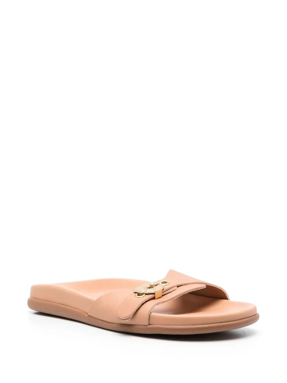 Шлепанцы Odi с пряжками Ancient Greek Sandals, нейтральный — фото 2