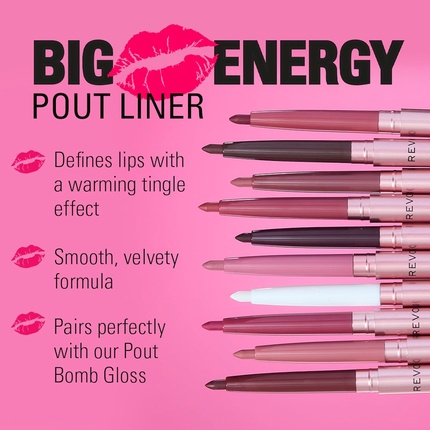 Pout Bomb Plumping Lip Liner Длительный формирователь губ Revolution Beauty — фото 3