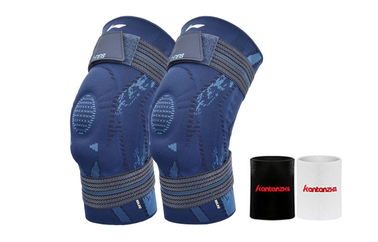 

LDEU898 5 комплектов защитного снаряжения polyester, polyamide для помещений и улицы unisex M XXL protective LINING, Blue+Ktz Random Color Wrist Brace