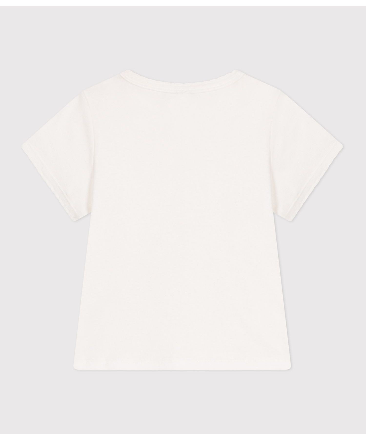 Футболка с коротким рукавом PETIT BATEAU, Off white — фото 2
