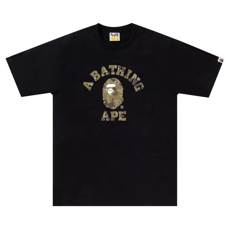 

Футболка BAPE Bitmap College Tee, Black