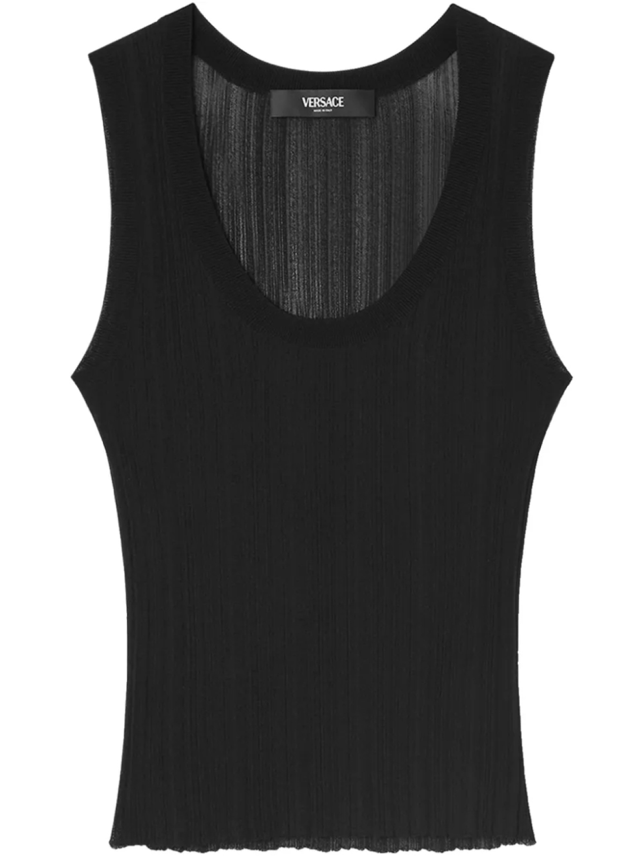 

Топ без рукавов Versace, черный