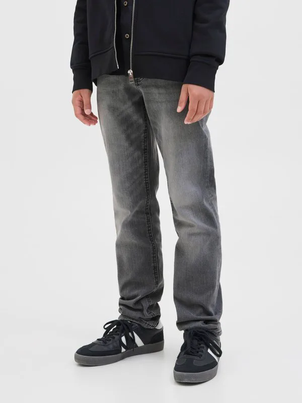 Джинсы прямого кроя jjiglenn jjoriginal Jack & Jones Junior, Black Denim