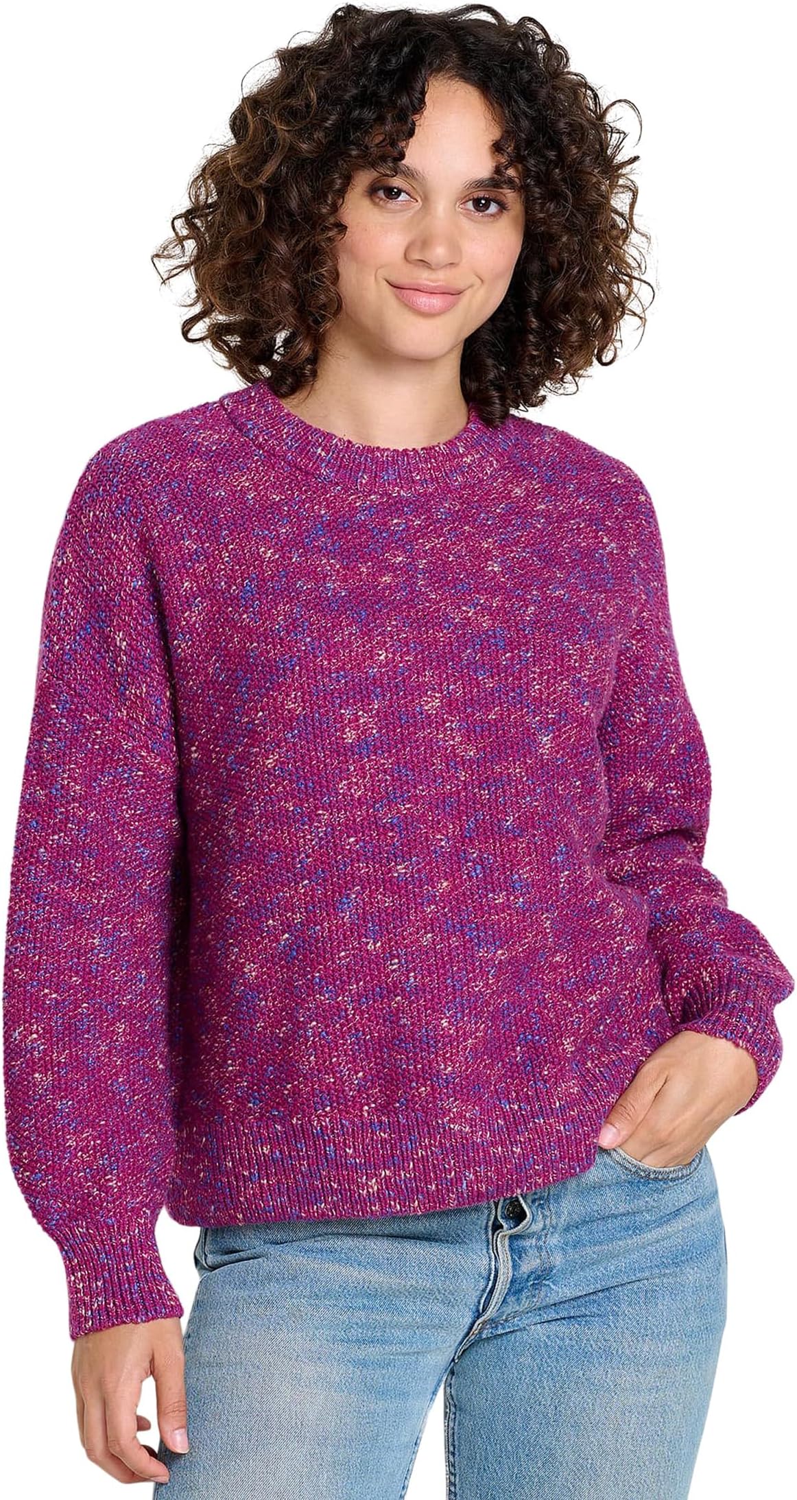 

Свитер Toad&Co Twigtree Button Back Sweater, цвет Boysenberry