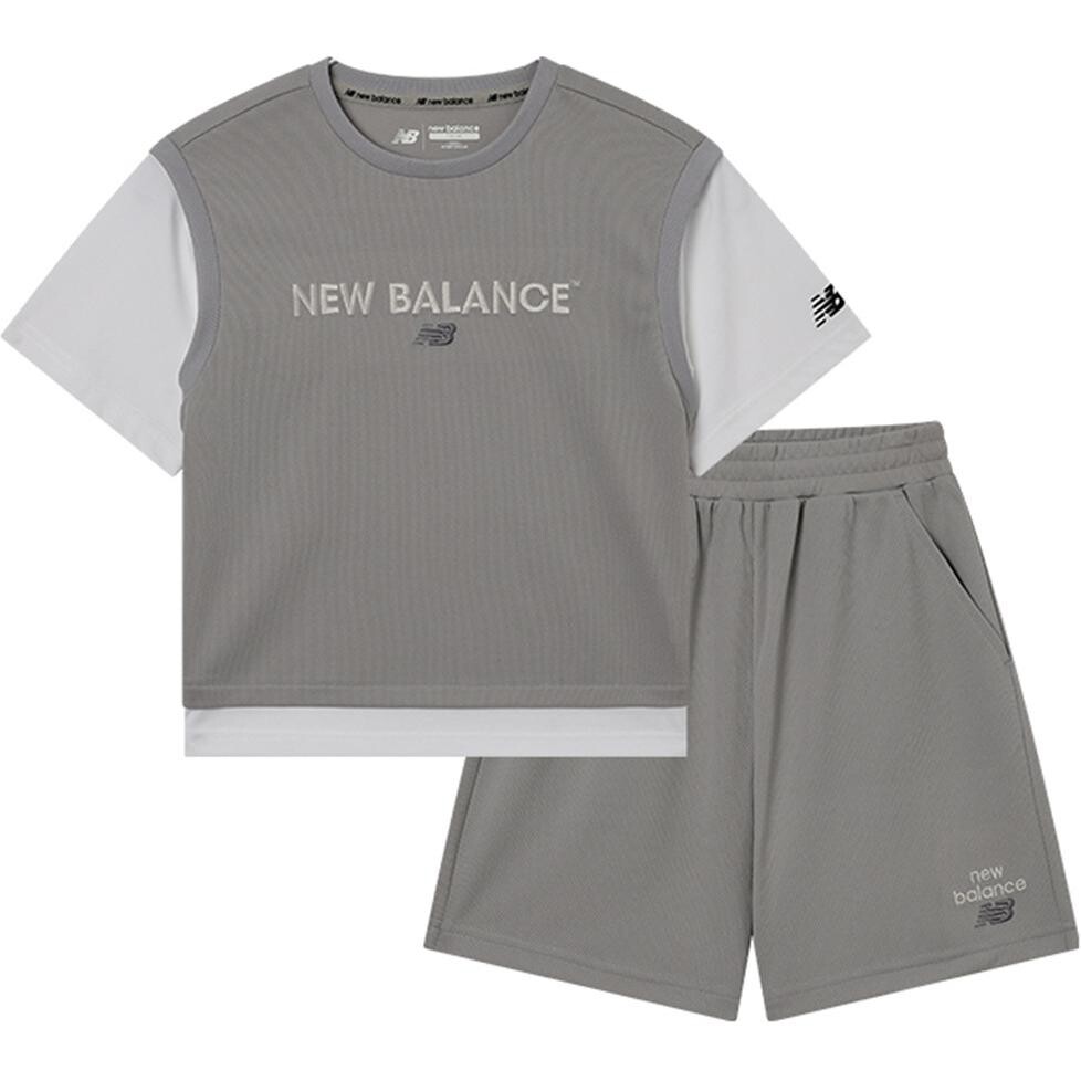 

PS Повседневная спортивная одежда New Balance, светло-серый