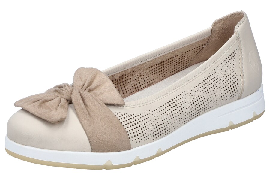 Балетки с ремешком Rieker L3066 , Beige