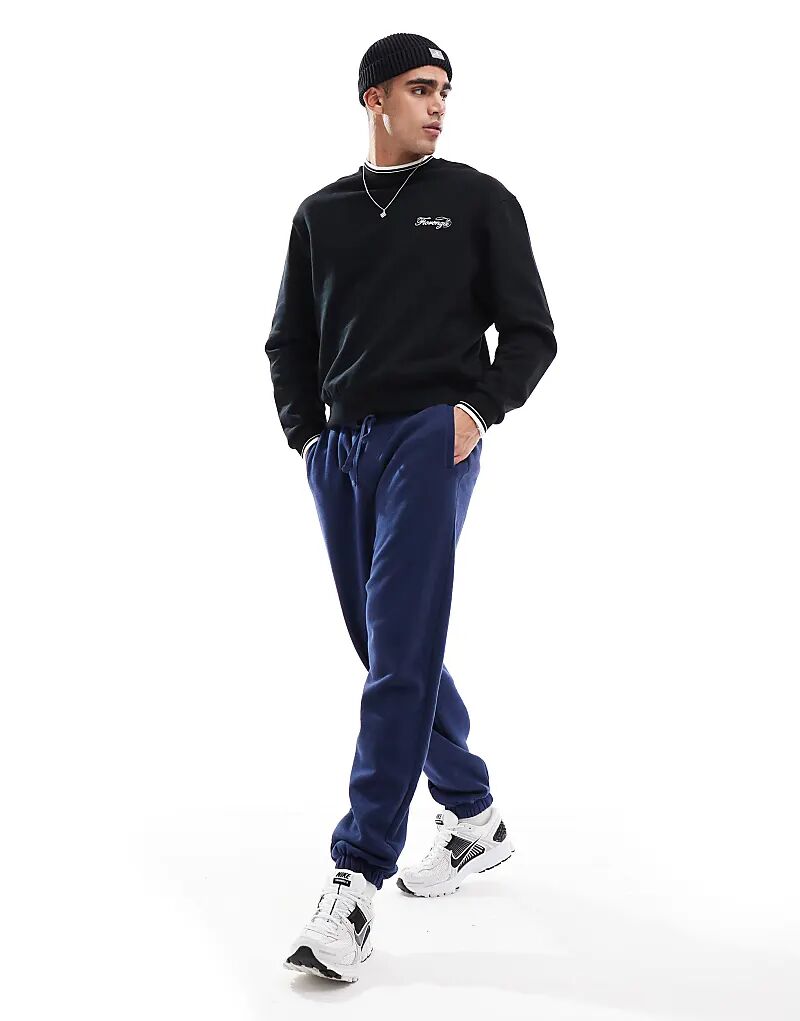 

Мешковатые спортивные брюки Cotton On с манжетами цвета индиго Cotton:On