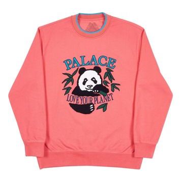 

Худи PALACE Panda Crew Pink Unisex, розовый